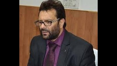 People’s Movement chief Javeed Mustafa Mir. (HT File)