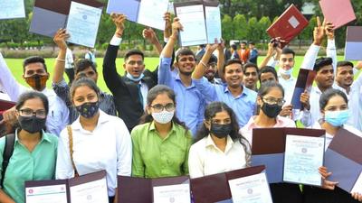 Union education minister Dharmendra Pradhan was the chief guest at the NIT Jalandhar convocation. (HT FILE PHOTO FOR REPRESENTATIVE PURPOSES ONLY)