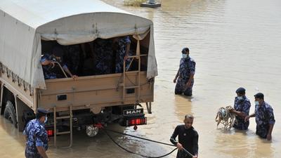 Cyclone Shaheen, the offspring of Cyclone Gulab, severely battered Oman and parts of Iran on Monday morning, killing at least 10 people. (REUTERS)