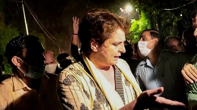 Priyanka Gandhi questioned the SP and the BSP regarding its role in Uttar Pradesh.&nbsp; (PTI)