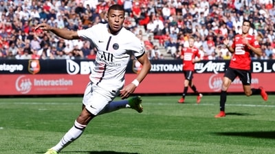 Paris Saint-Germain's Kylian Mbappe (REUTERS)