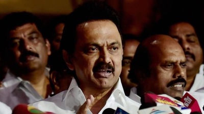 Tamil Nadu Chief Minister M K Stalin has written to his counterparts in 11 non-BJP ruled states and Goa, seeking their support to oppose the National Eligibility cum Entrance Test. (PTI file) Tamil Nadu Chief Minister M K Stalin has written to his counterparts in 11 non-BJP ruled states and Goa, seeking their support to oppose the National Eligibility cum Entrance Test. (PTI file)