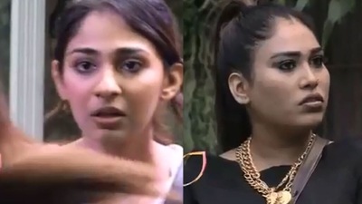 Vidhi Pandya and Afsana Khan on Bigg Boss 15. Vidhi Pandya and Afsana Khan on Bigg Boss 15. 