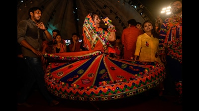 The Maharashtra government has prohibited garba, dandiya and other cultural celebrations for Navratri, to be celebrated between October 7 and October 15. It has restricted the height of the idols to four feet for community pandals and two feet for household celebrations (HT PHOTO) The Maharashtra government has prohibited garba, dandiya and other cultural celebrations for Navratri, to be celebrated between October 7 and October 15. It has restricted the height of the idols to four feet for community pandals and two feet for household celebrations (HT PHOTO)