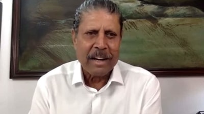 “It’s not pressure, it’s pleasure,” Kapil Dev said about the all-rounder’s dual role. (HT NxT)