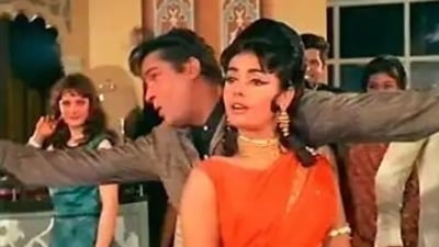 Shammi Kapoor and Mumtaz in a still from Brahmachari. Shammi Kapoor and Mumtaz in a still from Brahmachari. 