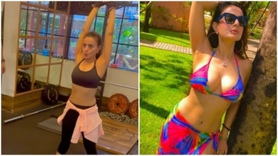 Ameesha Patel moves out of her comfort zone, tries kettleball swing (Instagram/@ameeshapatel9)