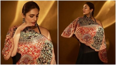 Huma Qureshi spreads ‘love and light’ in this fusion ensemble (Instagram/@iamhumaq)