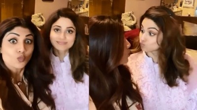 Shilpa Shetty has shared a funny video with Shamita Shetty. Shilpa Shetty has shared a funny video with Shamita Shetty. 