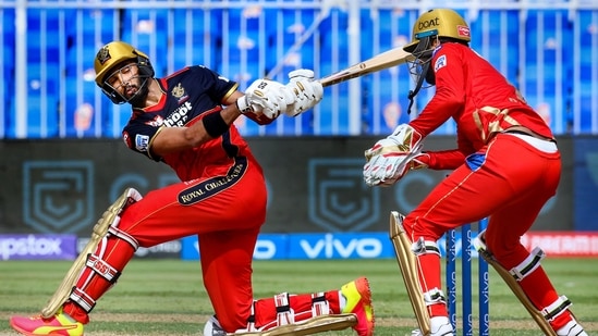 Devdutt Padikkal of Royal Challengers Bangalore during match 48 of the Indian Premier League between the Royal Challengers Bangalore and Punjab Kings held at the Sharjah Cricket Stadium, Sharjah in the United Arab Emirates, Sunday, Oct. 3, 2021. (Sportzpics for IPL/PTI Photo)(PTI10_03_2021_000129B)(PTI) Devdutt Padikkal of Royal Challengers Bangalore during match 48 of the Indian Premier League between the Royal Challengers Bangalore and Punjab Kings held at the Sharjah Cricket Stadium, Sharjah in the United Arab Emirates, Sunday, Oct. 3, 2021. (Sportzpics for IPL/PTI Photo)(PTI10_03_2021_000129B)(PTI)