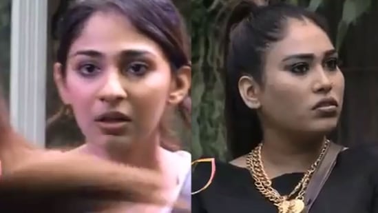 Vidhi Pandya and Afsana Khan on Bigg Boss 15.&nbsp;