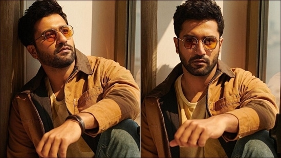 Vicky Kaushal slays cozy, fall-ready style in saddle brown denim jacket(Instagram/amandeepkaur87)