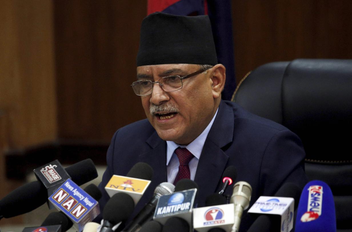 Prachanda is warm and friendly, says what you want to hear, makes you feel happy and then goes and does what he wants. Dependability is not his strongest point (AP) Prachanda is warm and friendly, says what you want to hear, makes you feel happy and then goes and does what he wants. Dependability is not his strongest point (AP)