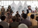 Afghanistan Taliban officials attend a news conference where they announced they will start issuing passports to its citizens again.