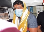 India's Olympic wrestling medallist Sushil Kumar sits inside a vehicle after he was arrested by police over alleged involvement in the murder of a fellow wrestler. ( AFP) India's Olympic wrestling medallist Sushil Kumar sits inside a vehicle after he was arrested by police over alleged involvement in the murder of a fellow wrestler. ( AFP)