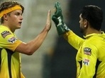 File photo of Sam Curran and MS Dhoni(FILE) File photo of Sam Curran and MS Dhoni(FILE)