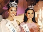 Lara Bhupathi and Dia Mirza after their respective wins. Lara Bhupathi and Dia Mirza after their respective wins.