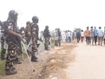 Though life is normal in Lakhimpur Kheri, there is heavy police presence in the area. Though life is normal in Lakhimpur Kheri, there is heavy police presence in the area.