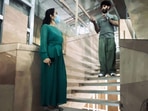 Shahid Kapoor and Mira Rajput inspect their new home. Shahid Kapoor and Mira Rajput inspect their new home.