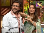 Terence Lewis and Malaika Arora on The Kapil Sharma Show.
