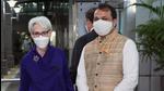 US deputy secretary of state Wendy Sherman arrives for engagements covering bilateral, regional, and global issues, in New Delhi on Tuesday. US deputy secretary of state Wendy Sherman arrives for engagements covering bilateral, regional, and global issues, in New Delhi on Tuesday.