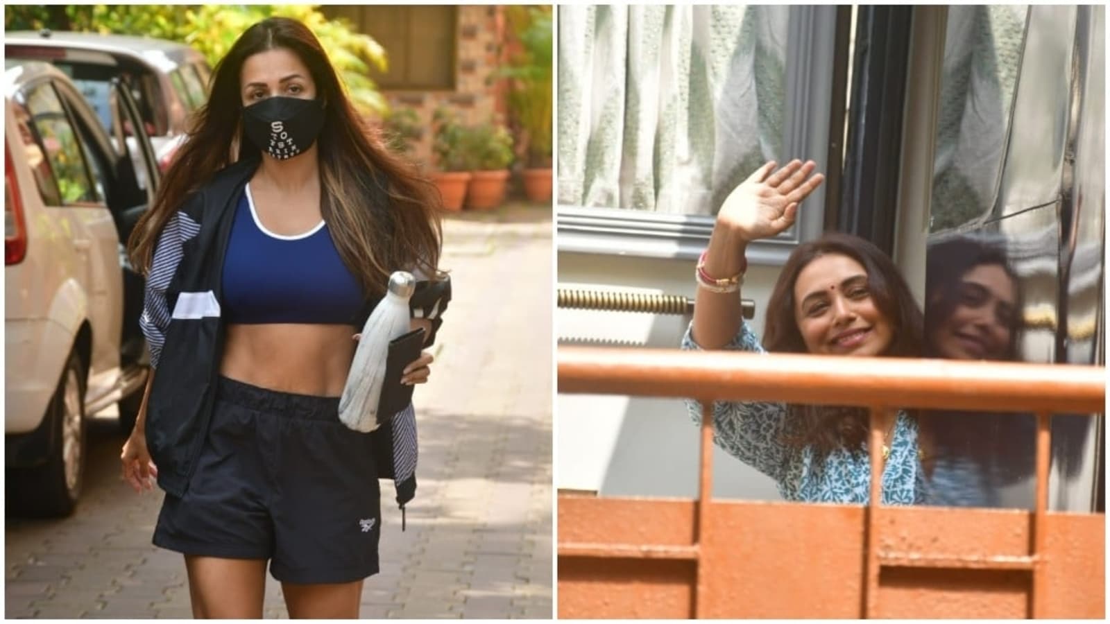 Malaika Arora, Rani Mukherji ticked off weekday duties in blue and ...