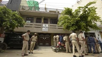 The accused allegedly killed his daughter-in-law and three of a tenant’s family in a murder spree on August 23, at their residence in Rajendra Park, following which he was produced in court and lodged in Bhondsi jail. (HT Archive) The accused allegedly killed his daughter-in-law and three of a tenant’s family in a murder spree on August 23, at their residence in Rajendra Park, following which he was produced in court and lodged in Bhondsi jail. (HT Archive)
