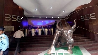 After slumping to 59,127.04 in the opening session, the 30-share Sensex was trading 102.49 points or 0.17 per cent lower at 59,196.83. (ANI Photo) After slumping to 59,127.04 in the opening session, the 30-share Sensex was trading 102.49 points or 0.17 per cent lower at 59,196.83. (ANI Photo)