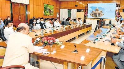 Karnataka chief minister Basavaraj Bommai had announced plans to bring out a dashboard on August 28 to monitor all mega projects in Bengaluru to help avoid delays and timely implementation. (Agencies) Karnataka chief minister Basavaraj Bommai had announced plans to bring out a dashboard on August 28 to monitor all mega projects in Bengaluru to help avoid delays and timely implementation. (Agencies)