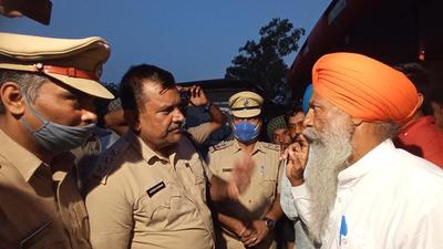 Farmer and BKU leader Gurnam Singh Charuni was detained in Meerut while on his way to Lakhimpur Kheri (HT Photo/Representative use)