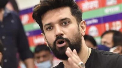 Chirag Paswan, the son of late LJP supremo Ram Vilas Paswan, was ousted from the party by his uncle Paras&nbsp; (HT_PRINT)