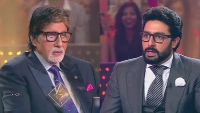 Abhishek Bachchan had appeared in KBC in 2017.&nbsp;