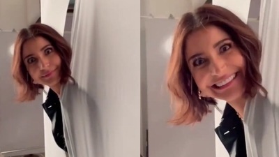 Anushka Sharma shared a funny video on Instagram. Anushka Sharma shared a funny video on Instagram.