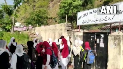 At least 35 students of a school in Mandi tests positive for Covid-19. (ANI) At least 35 students of a school in Mandi tests positive for Covid-19. (ANI)