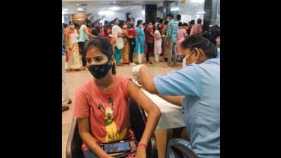 Uttar Pradesh is leading among all states in the country with over 15% of its people fully vaccinated. (PTI) Uttar Pradesh is leading among all states in the country with over 15% of its people fully vaccinated. (PTI)