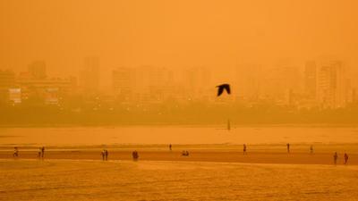 The minimum temperature at night, too, remained 2 degrees above normal at 26°C on Tuesday. (Satish Bate/HT PHOTO)
