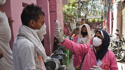 The country has around 13.29 lakh anganwadi workers and 11.79 lakh helpers. (Sanchit Khanna/HT file photo)