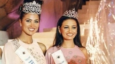 Lara Bhupathi and Dia Mirza after their respective wins. Lara Bhupathi and Dia Mirza after their respective wins. 