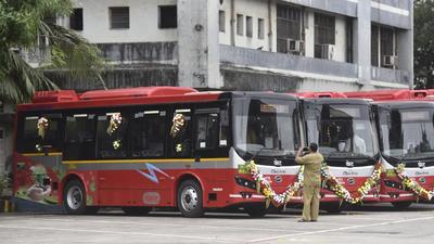 The city is set to get 20 air-conditioned electric buses which will operate on four identified routes from November. (HT Archive) The city is set to get 20 air-conditioned electric buses which will operate on four identified routes from November. (HT Archive)