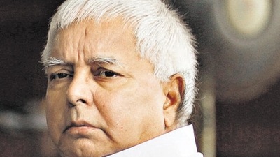 Lalu Prasad's comment comes after its former ally Congress reportedly snubbed the RJD and decided to field candidates for both bypoll seats&nbsp; (HT archive)