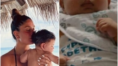 Kareena Kapoor's second son, Jeh, was born earlier this year. Kareena Kapoor's second son, Jeh, was born earlier this year.