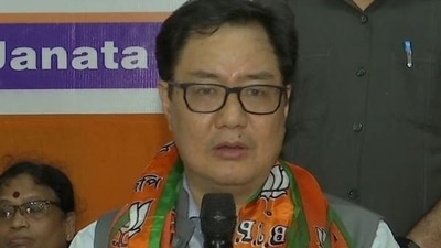 Union law minister Kiren Rijiju. (ANI Photo)