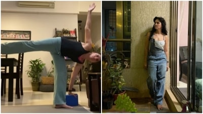 Shruti Seth redefines balance and flexibility with the Ardhchandrasana position (Instagram/@shru2kill)