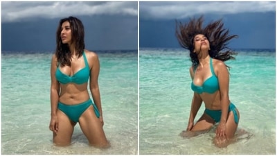 In blue bikini, Sophie Choudry sets beach body goals (Instagram/@sophiechoudry)