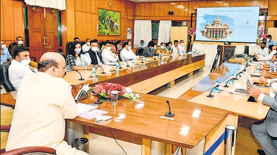 Karnataka chief minister Basavaraj Bommai had announced plans to bring out a dashboard on August 28 to monitor all mega projects in Bengaluru to help avoid delays and timely implementation. (Agencies)