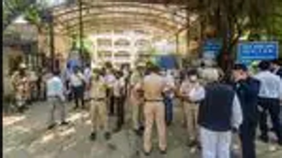 Jailed gangster Jitendra Gogi and his two assailants posing as lawyers were killed inside the Rohini courtroom on September 24. (PTI)