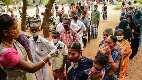 The principal opposition, the AIADMK jointly led by Edappadi Palaniswami and O Panneerselvam, hopes their losing streak doesn’t continue, banking on the legacy of their two-leaves party symbol and their past leaders MG Ramachandran and J Jayalalithaa. (Agencies)