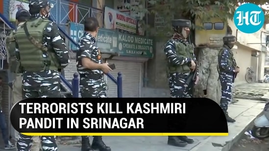 Terrorists killed ML Bindroo at Iqbal Park in Srinagar (ANI)
