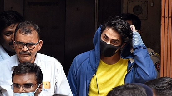 Bollywood actor Shah Rukh Khan's son Aryan Khan was arrested in connection with a drug-related case in Mumbai.&nbsp;(ANI Photo)