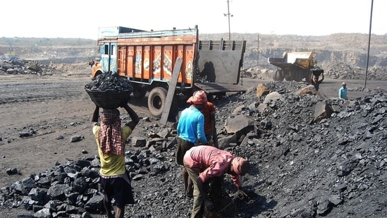 Production by Coal India increased marginally to 209.2 MT in August compared with production of 195 MT in the same month last year.(HT File Photo)